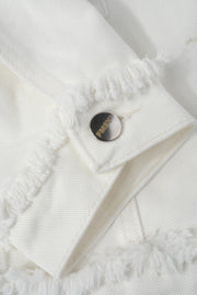 RAW DENIM JACKET OFF WHITE