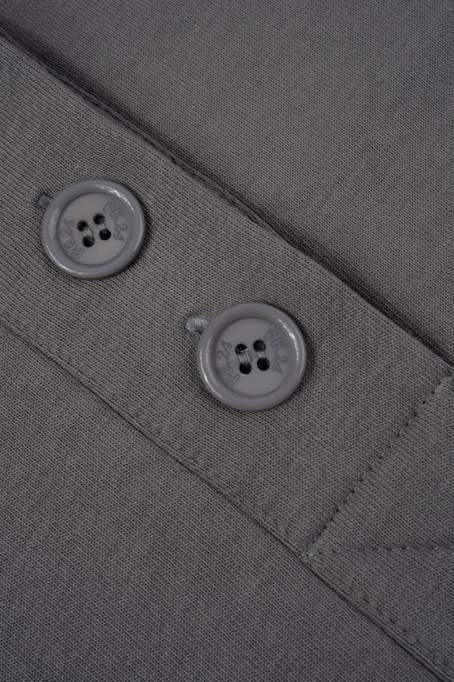 COLLAR SWEATSHIRT GREY