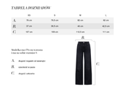 Fall logo black denim jeans