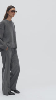 Emma crewneck sweater grey