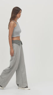 Asher pants grey melange