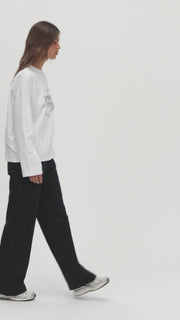 Ava longsleeve white